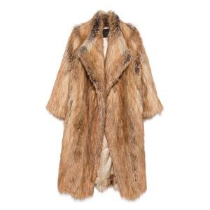 Bb Couture Women Wool Ecofur Coat